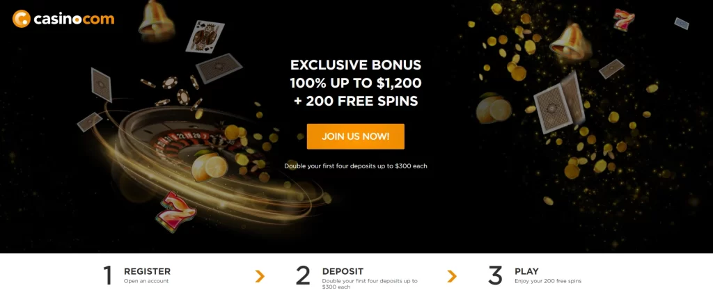 casino.com Canada $1200 + 200 Free Spins