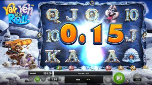 Yak Yeti and Roll slot game win