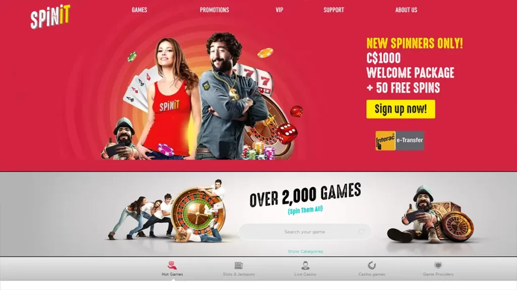 Spinit casino 50 free spins