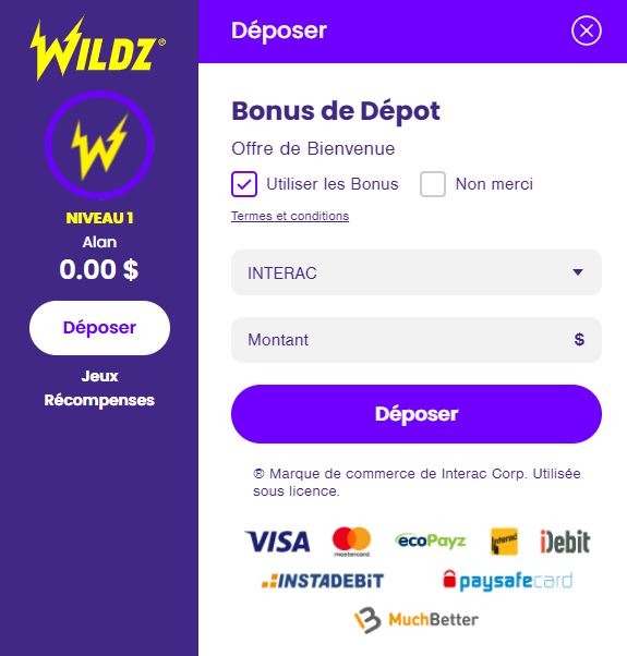 Wildz depot FR CA