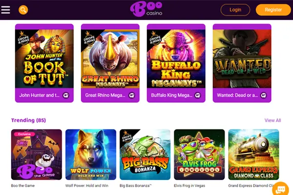 Boo Casino slots 