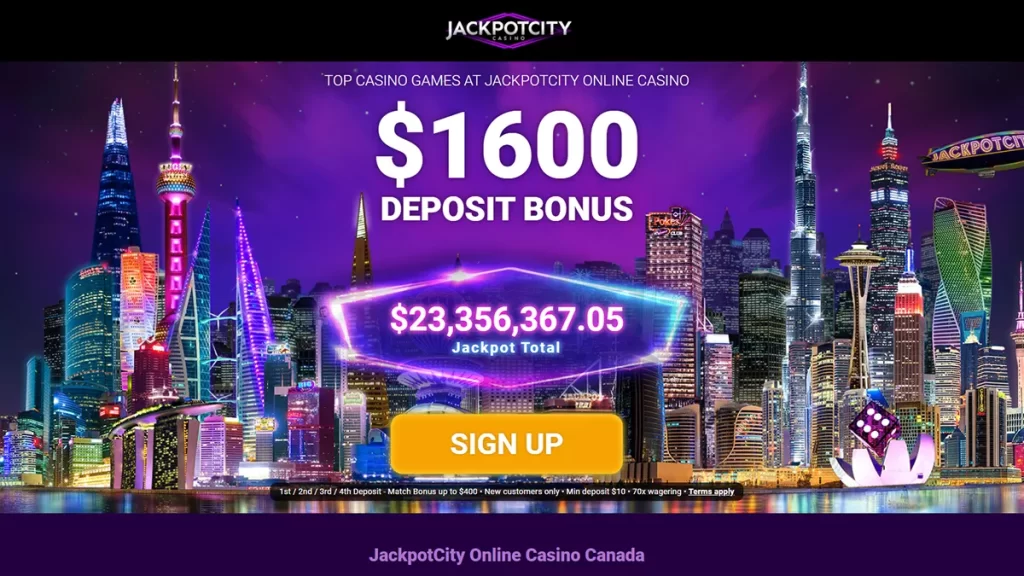 Jackpot City Homepage CA